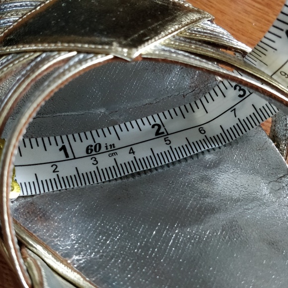 JACK ROGERS *vintage*(80s?) peep-toe heels narrow - Picture 8 of 8